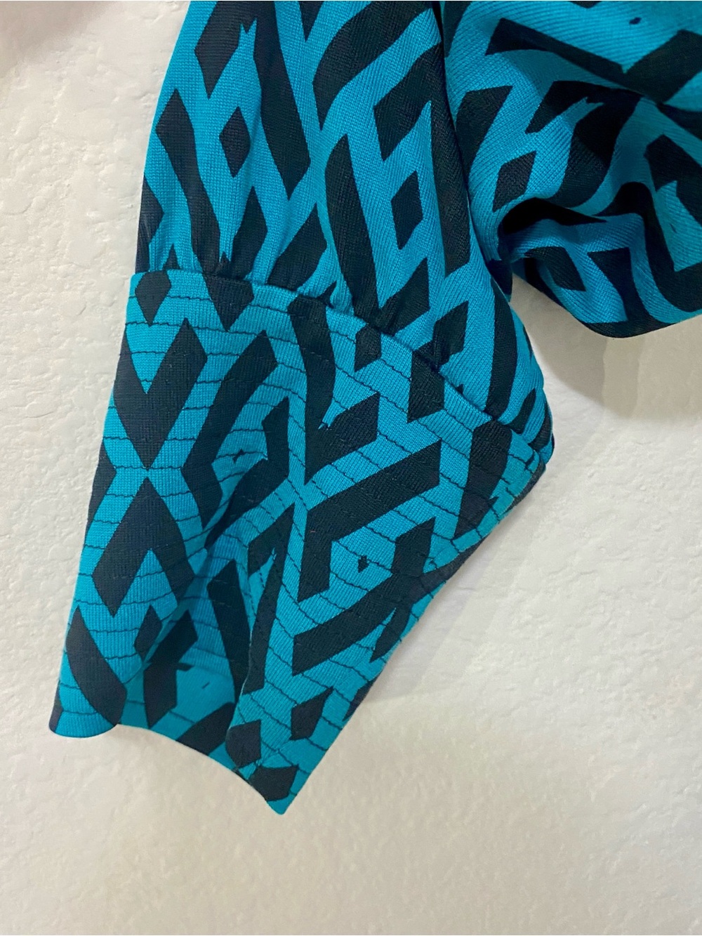 Archive Diane von Furstenberg DVF Tessa Silk Wrap Dress Y2K Geometric Link 4 - Picture 5 of 10